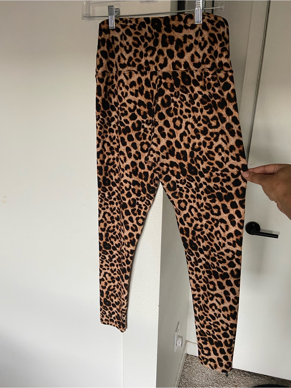 FULLSOFT Leopard Print High Waisted Leggings L–XL